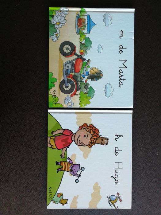 Dois livros infantis M e H