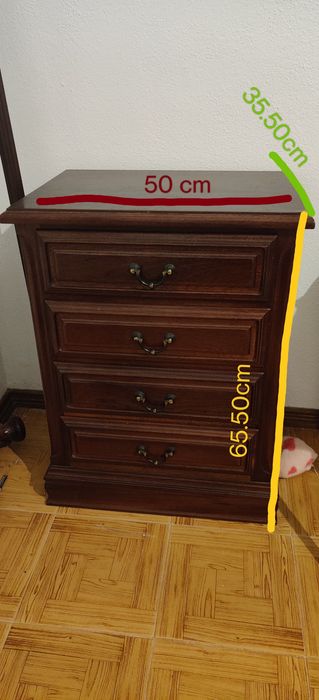 Cama de casal + mesas de cabeceira