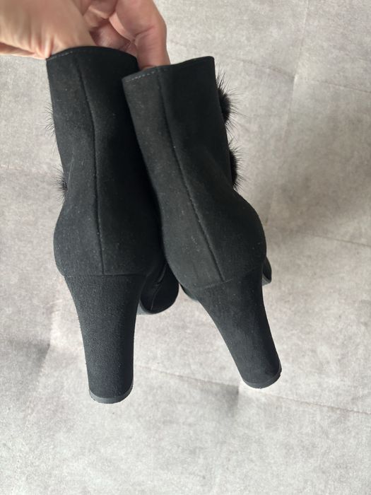 Botki skórzane Badura