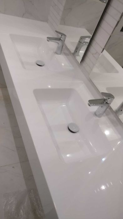 умивальник зі стільницею, рукомийник зі штучного каменю, мийка