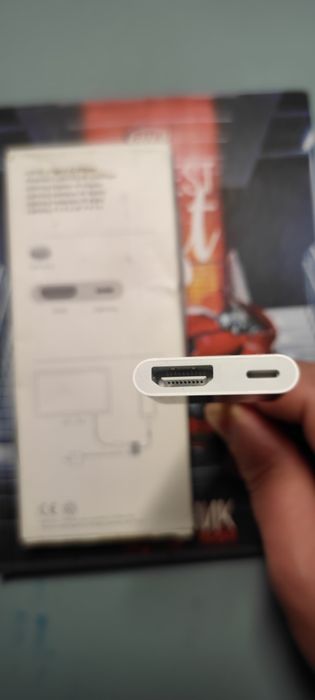 Apple адаптер Lighting digital AV Adapter. для Iphone
