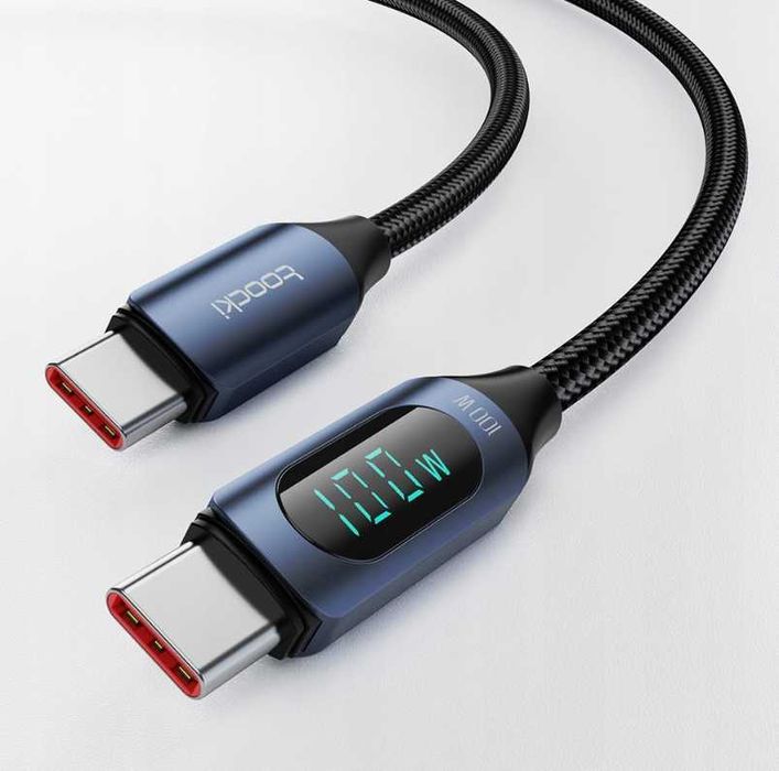 Kabel szybkiego ładowania USB typ C 200cm Z Wyświetlaczem kod 2447