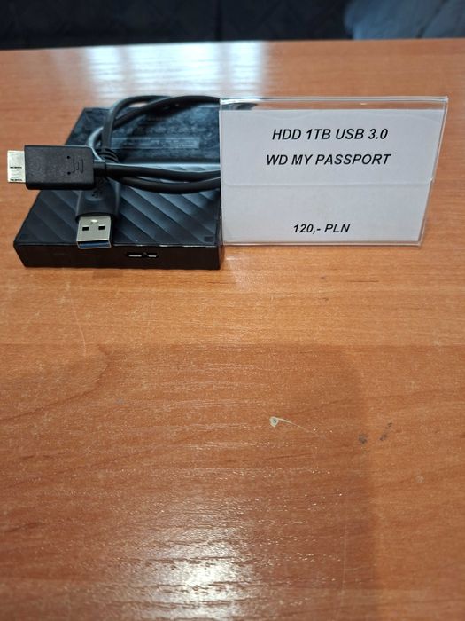 HDD 1TB  USB 3.0. WD