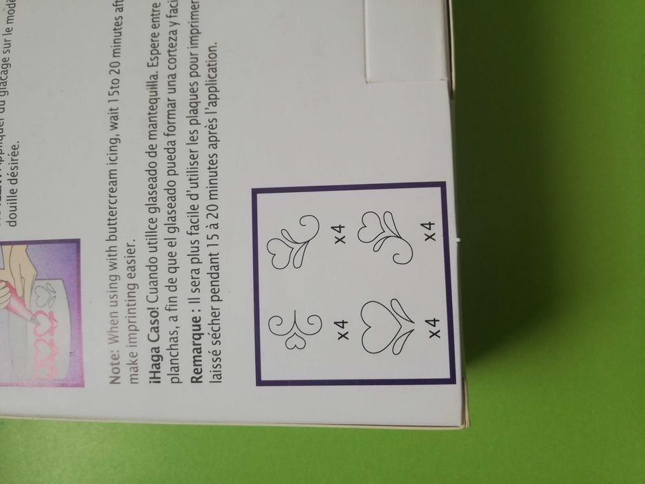 Stemple wykrawacze do masy lukrowej