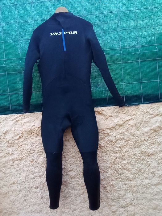 Fato de surf preto rip curl