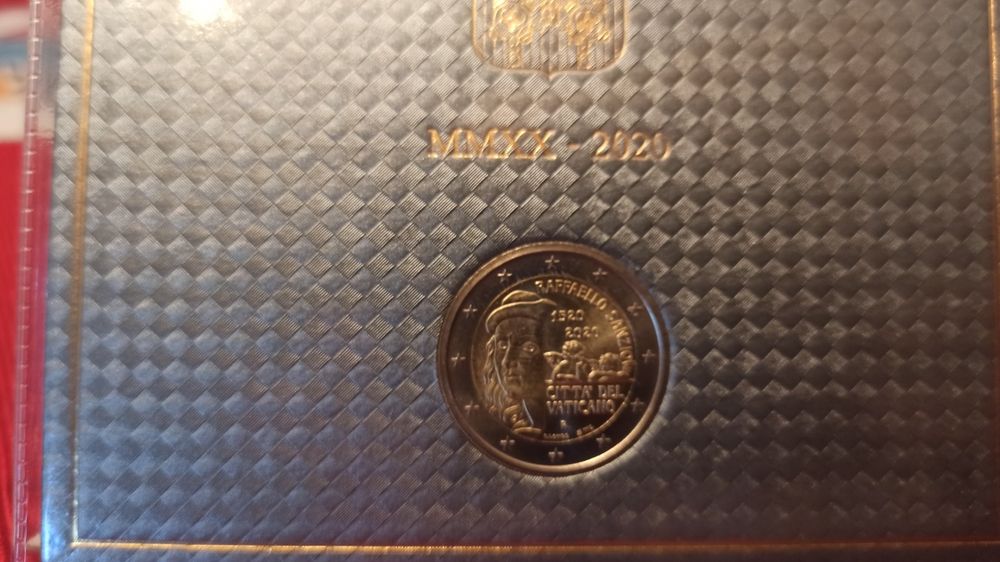 Vaticano 2 euros comem. 2020