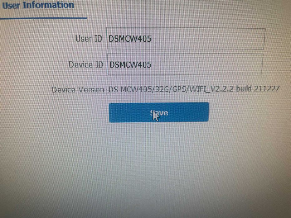 Hikvision DS-MCW405/32G/GPS/WIFI