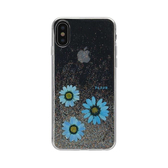 Etui Flavr do iPhone X / Xs Real Flowers Blue