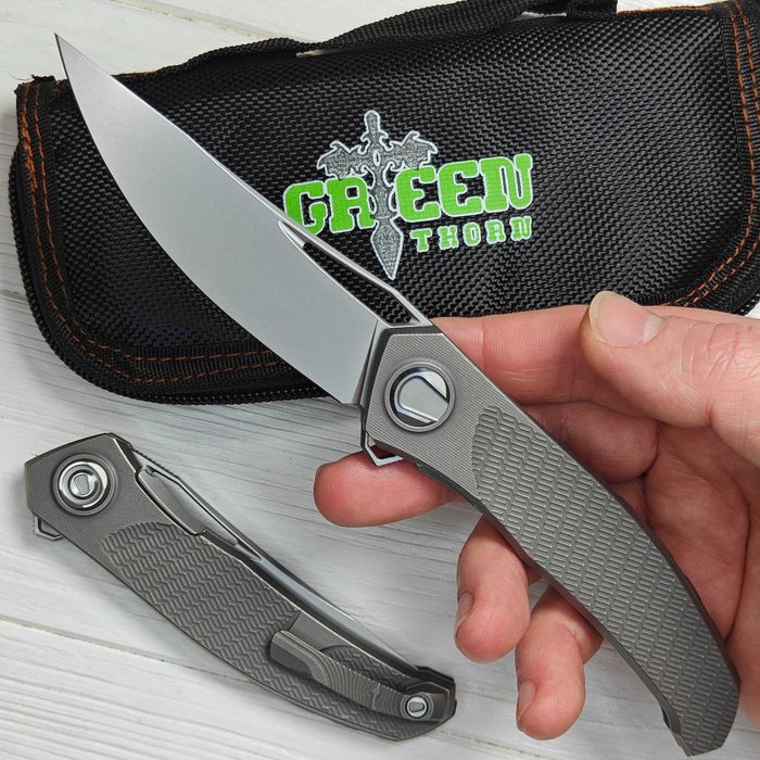 Складной нож GREEN THORN Mini Quantum VG10 (Широгоров) кишеньковий