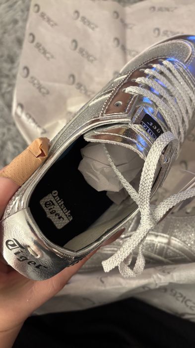 Sapatos Onitsuka Tiger México 66 Silver Hlitter