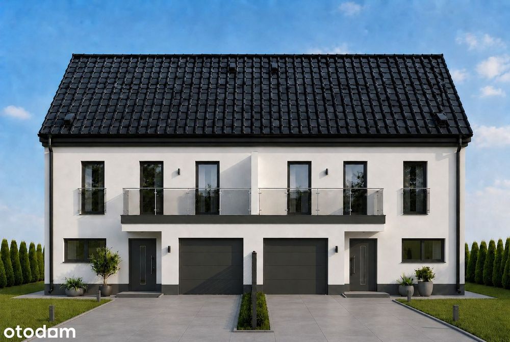 Nowoczesny dom z dużą działką | 136,49 m² | Legnica | Pompa ciepła