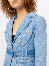 Стеганый джинсовый пиджак River Island( UK)