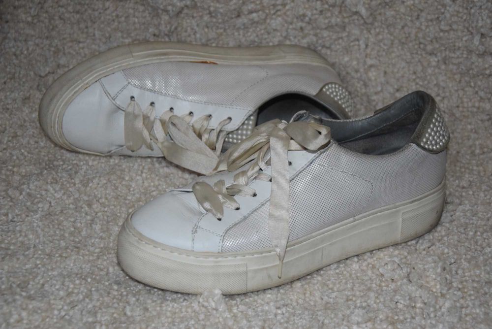 Sneakersy Maripe Italy białe buty sportowe 38
