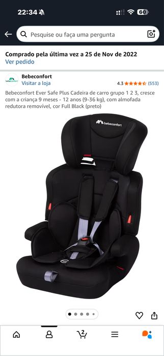 Cadeira auto sem isofix BEBECONFORT