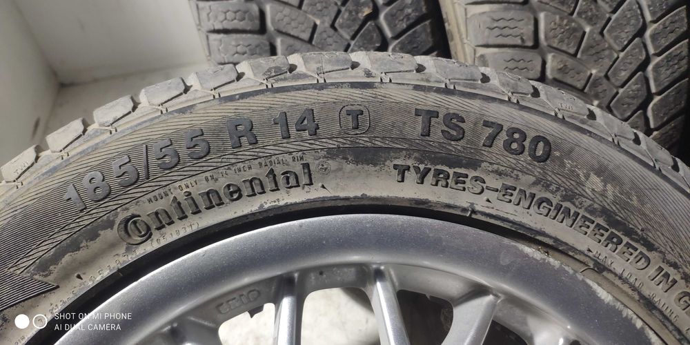 Koła 185/55R14 zimowe 4x108 FORD alusy ładne zadbane germany komplet
