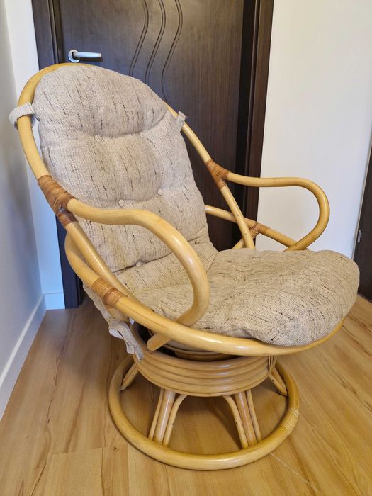 Fotel ratanowy w idealnym stanie