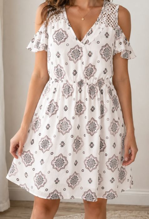 Vestido Branco Verão ONLY tamanho 34