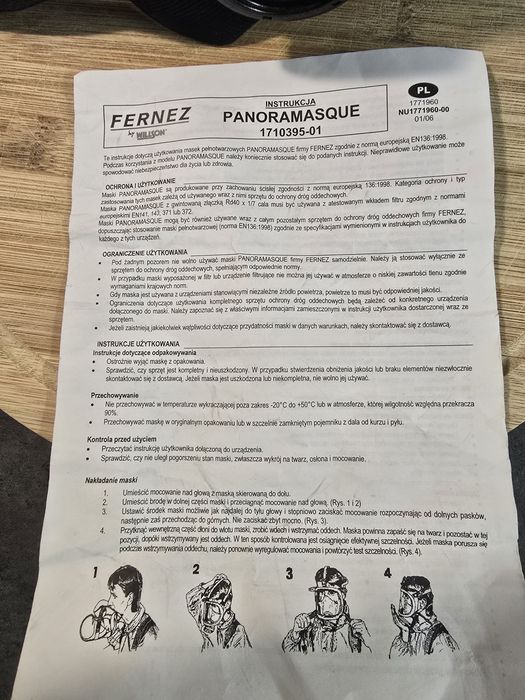 Maska przeciw gazowa