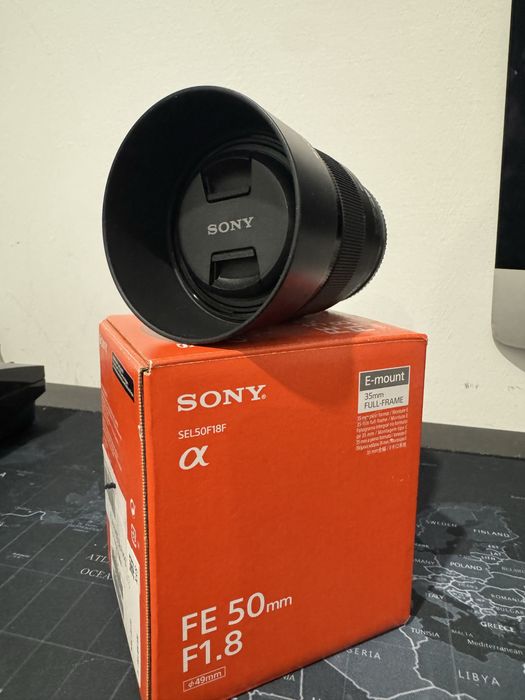Lente Sony FE 50mm F1.8 150€
