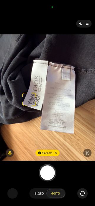 оригінальна футболка Dior