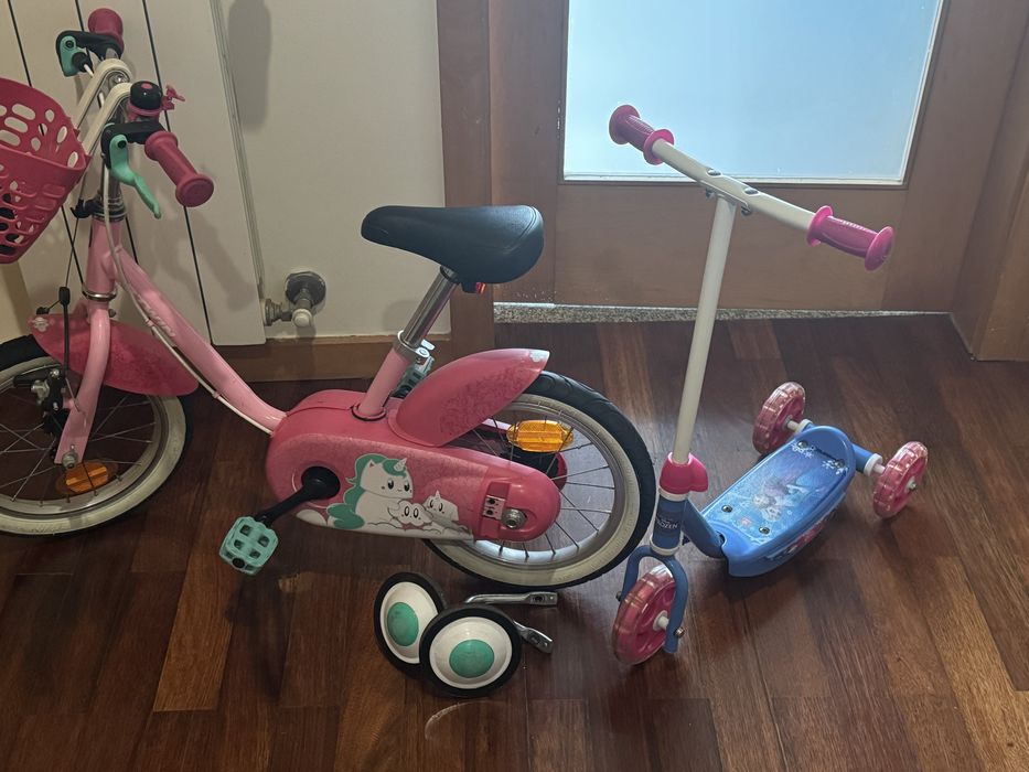 Compre a bicicleta  infantil e ganhe o  patinete de brinde por 89,90€