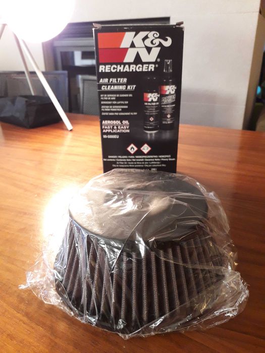 Filtro de Ar K&N KLX300R 1996 a 2007 + Limpeza e Lubrificação K&N