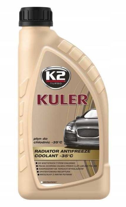 Płyn do chłodnic K2 Kuler bezbarwny 1 litr