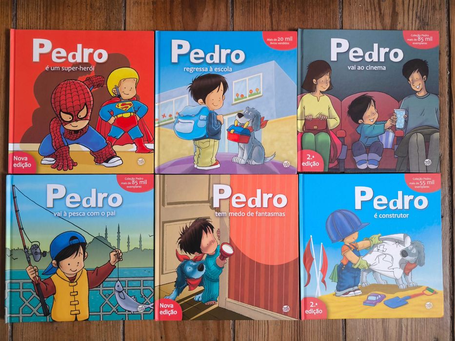 Livros da coleção "O Pedro"