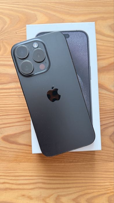 iPhone 15 Pro 128GB Black Titanium • 87% • Stan BDB • Bez blokad
