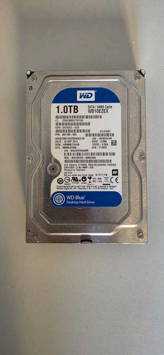 WD Blue 1TB SATA 3.5" 7200 RPM - WD10EZEX