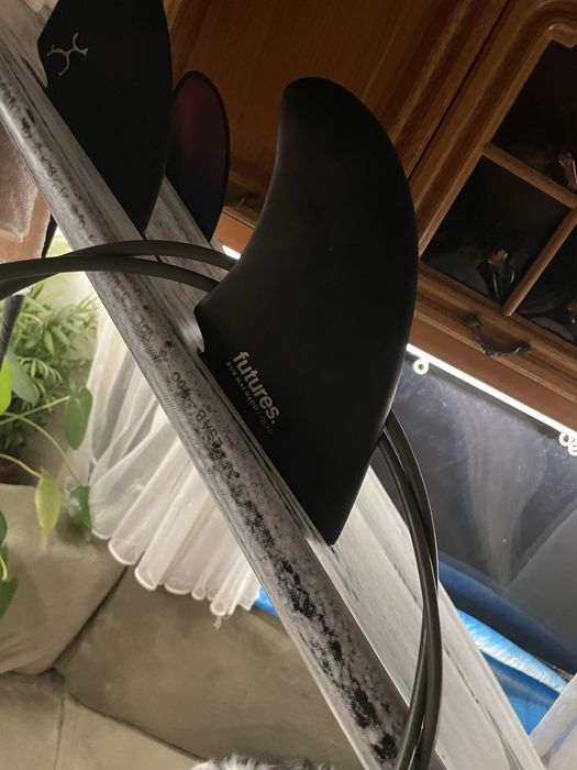 Prancha de Surf Fire wire 7” Fish nova com quilhas