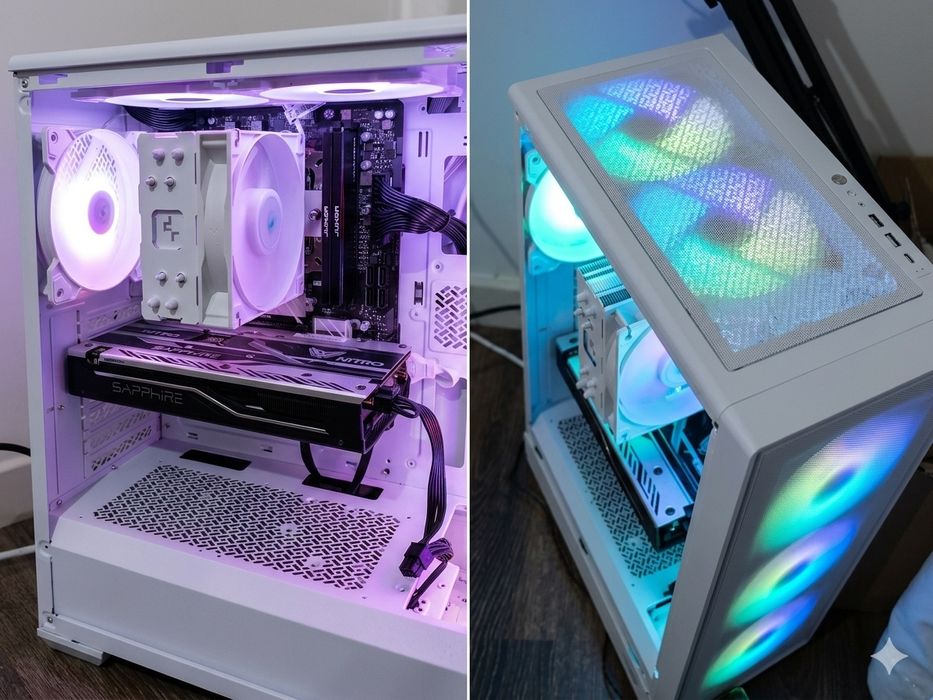 Потужна Біла База AM5 (Ryzen 5 7500F / 32GB DDR5 / SSD 7100MB/s)