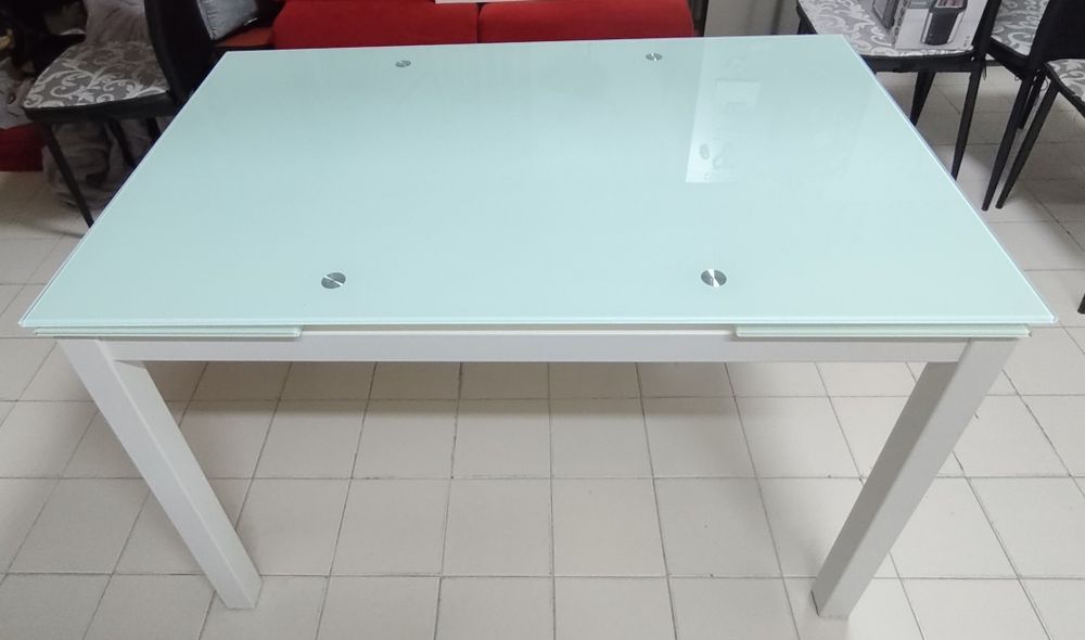 Mesa extensível tampo Vidro