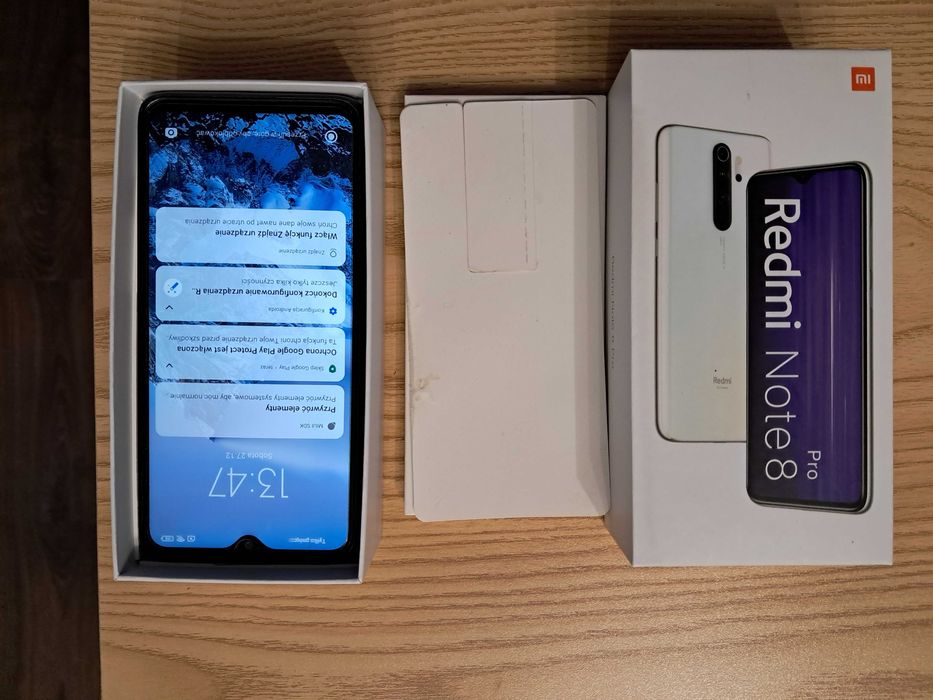 Redmi note 8 pro. W pelni zabezpieczony.