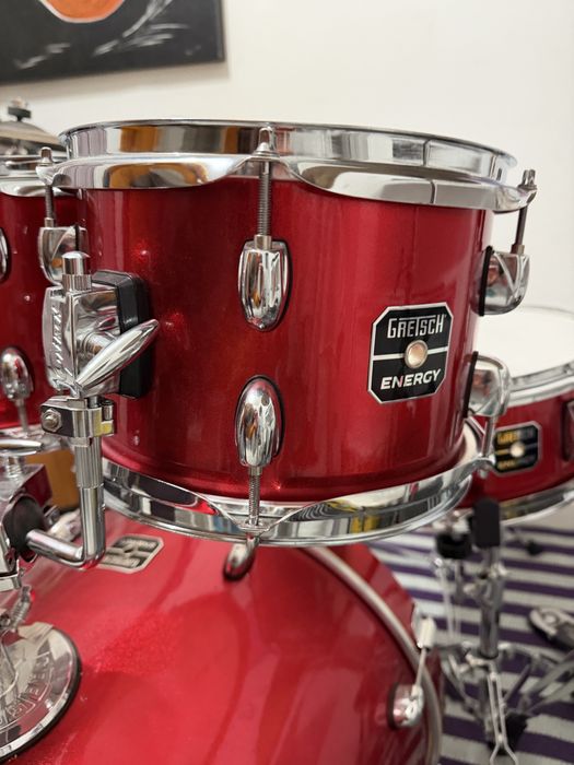 Bateria gretsch energy studio vermelha