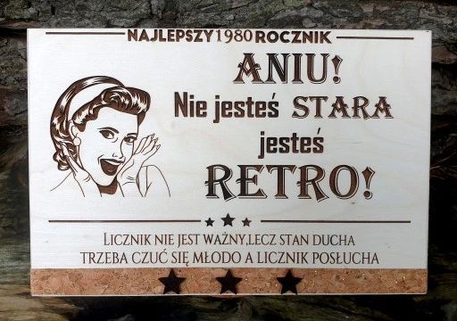 prezent 30 40 50 60 urodziny dla niej dla kobiety