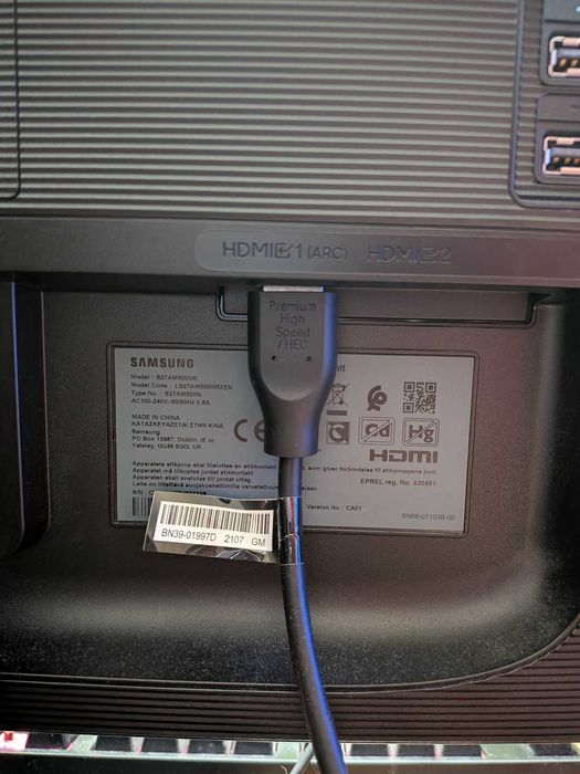 Monitor Smart M5 60Hz FHD M50A LS27AM500NRXEN