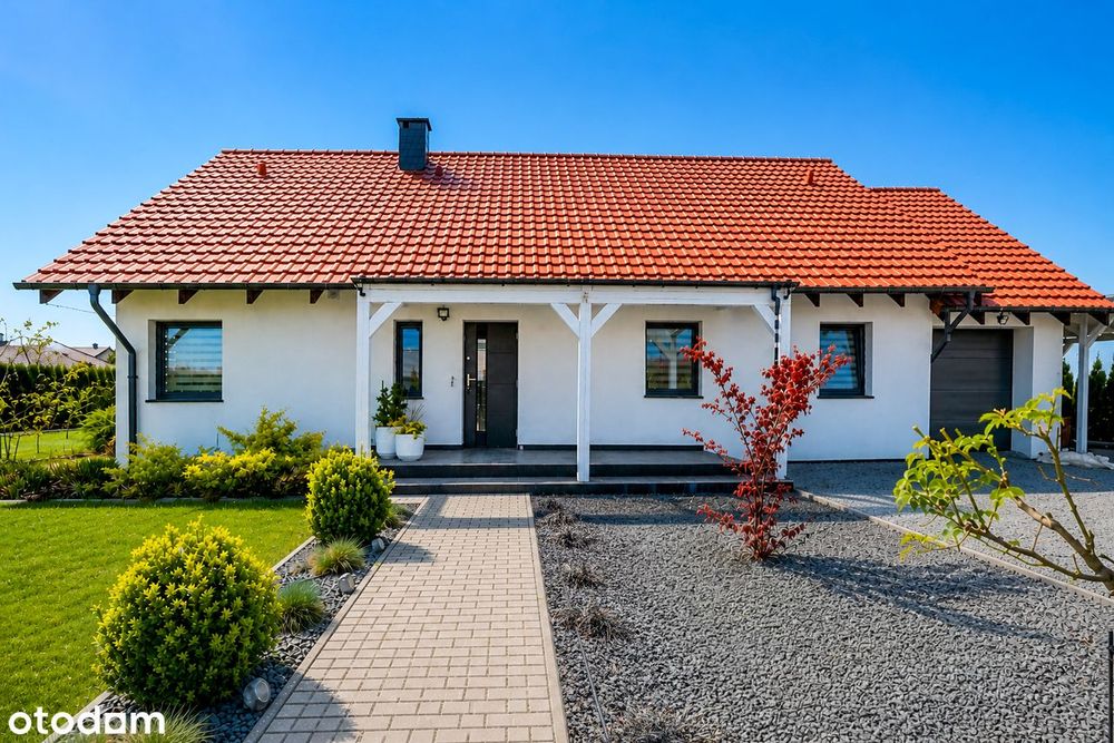 Komfortowy dom parterowy 138 m² na dużej działce | Miłoszyce