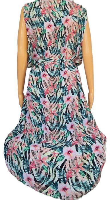 Designed 2 Biz sukienka midi,kwiaty pasek 44,46,48