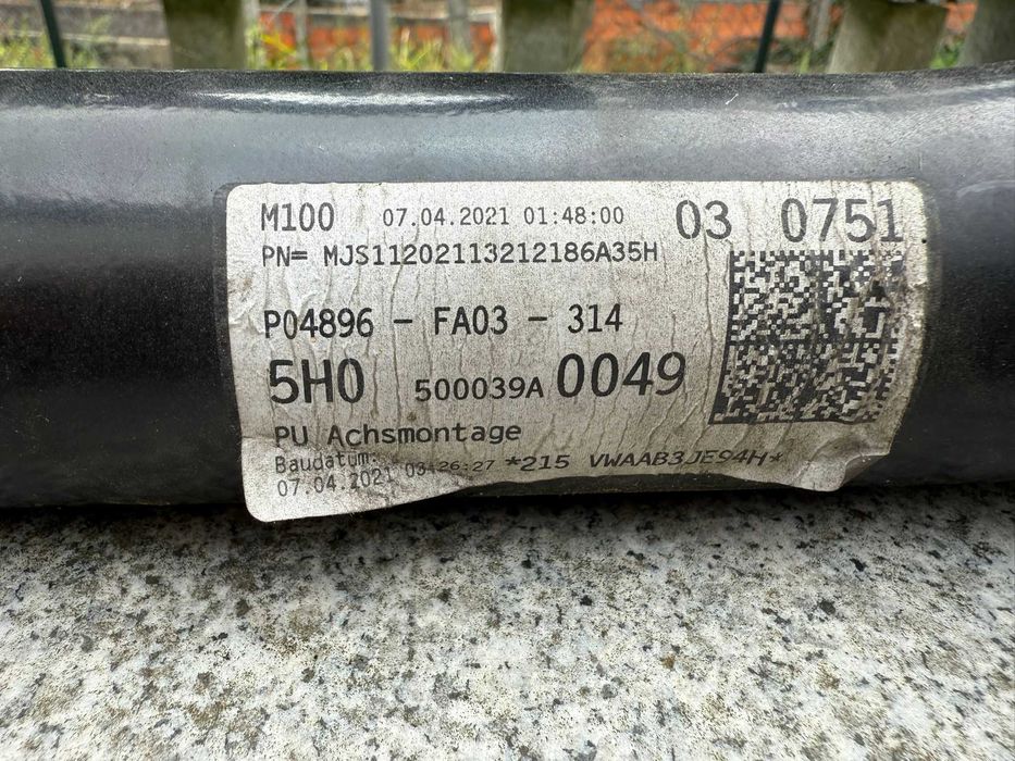 Eixo traseiro - Audi / Volkwagen - 5Q.050531.5G