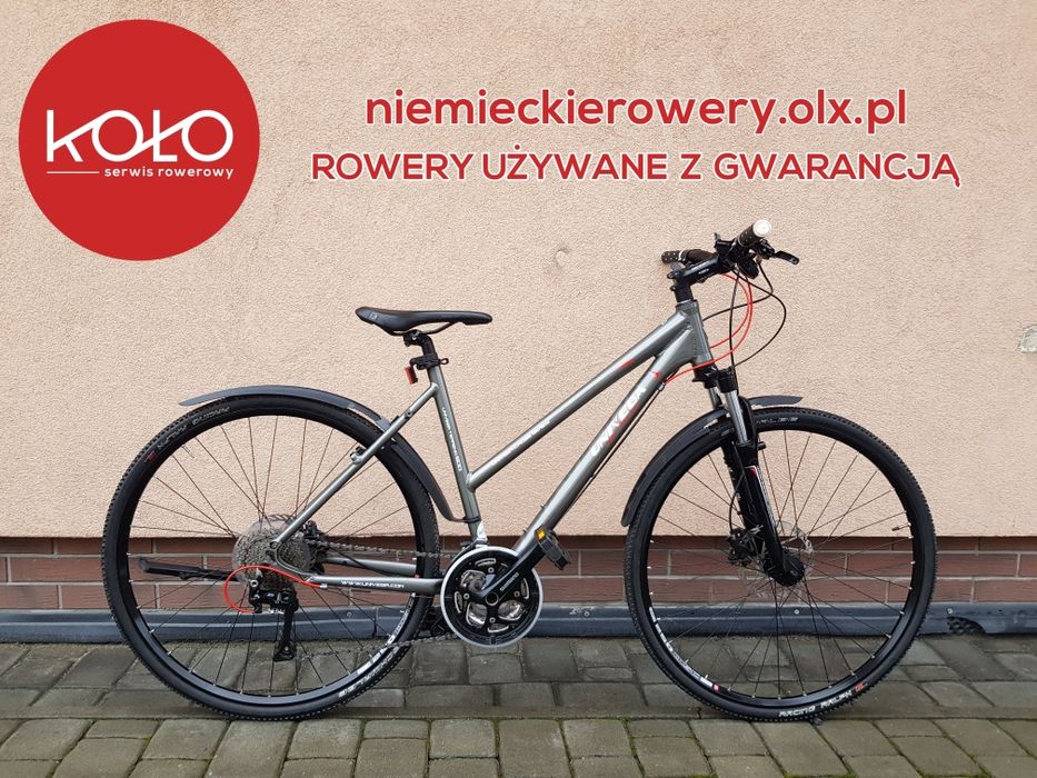 Rower damski damka crossowy UNIVEGA koła 28 SHIMANO DEORE XT aluminium
