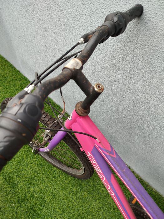 Bicicleta de criança a precisar de arranjo