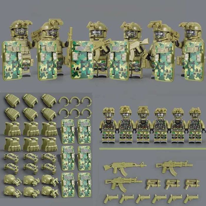 Конструктор чоловічки спецназ українскі військові воєні для лего