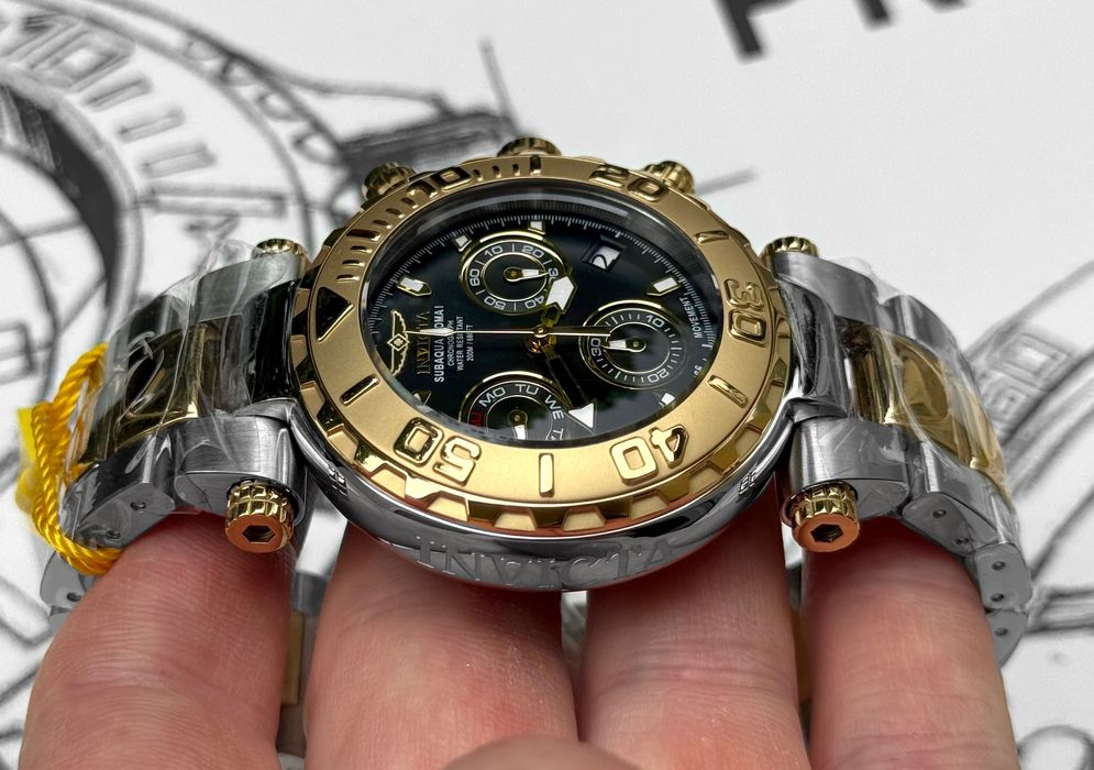 Годинник Invicta 25803 Subaqua Noma I 47 mm. Gold Swiss 200 MT.