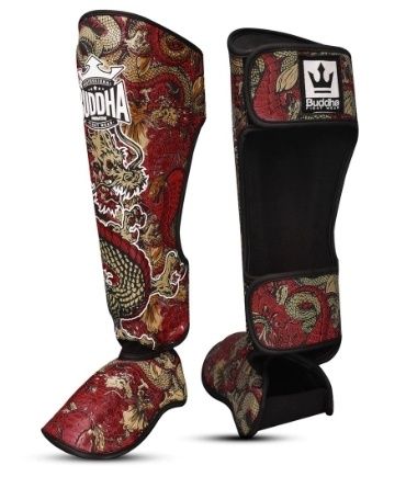 Luvas e caneleiras Buddha
