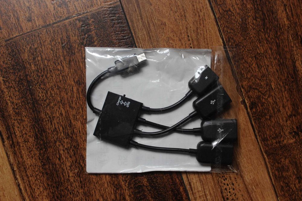 Micro USB OTG Hub - разветвитель для планшета, смартфона 4 в 1