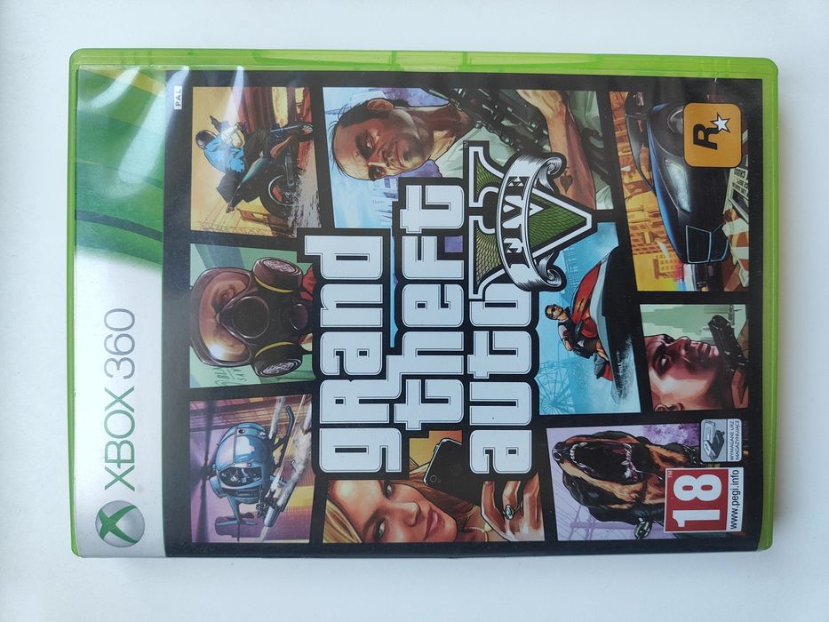 Gra Grand Theft Auto V / GTA V - Xbox 360 X360 - pudełko
polska we