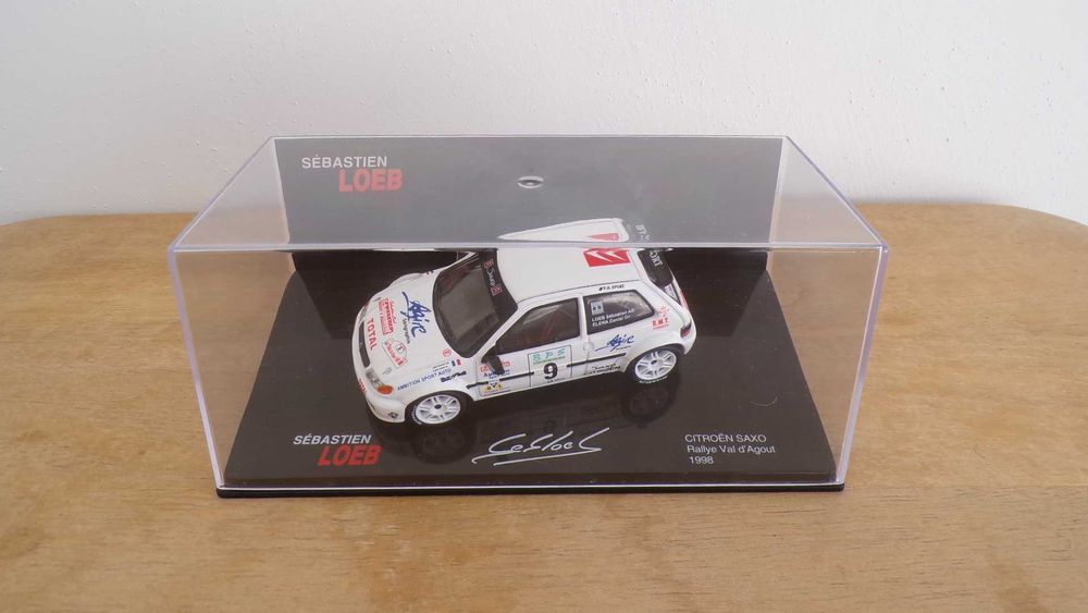 1/43 Citroen Saxo - Rally Val d`Àgout 1998 - Sébastien Loeb