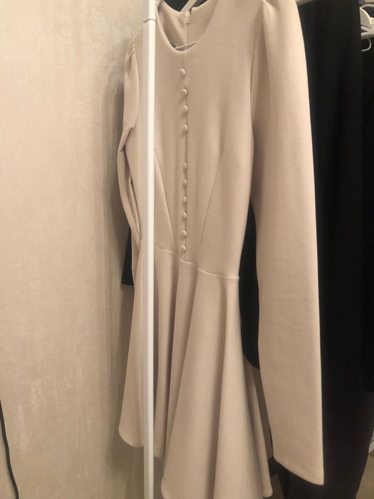 Сукня тепла Goldi S молочна