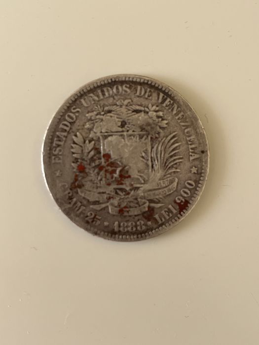 Moeda Gran 25 Estados Unidos de venezuela